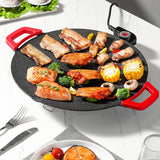 Non-Stick Household Smokeless Korean Style Multi-Functional Grilled And Hot Pot