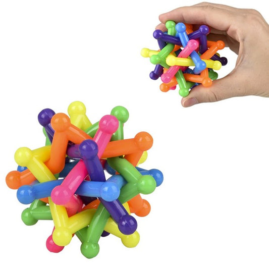 Star Twist Ball 3" For Kids In Bulk- Assorted