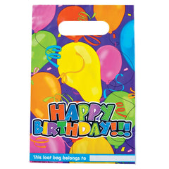 Buy HAPPY BIRTHDAY LOOT BAG 6.5"X10" in Bulk