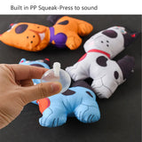 Soft Stuffed Plush Dog Toy with Fun Squeaky for Puppy Teeth Cleaning