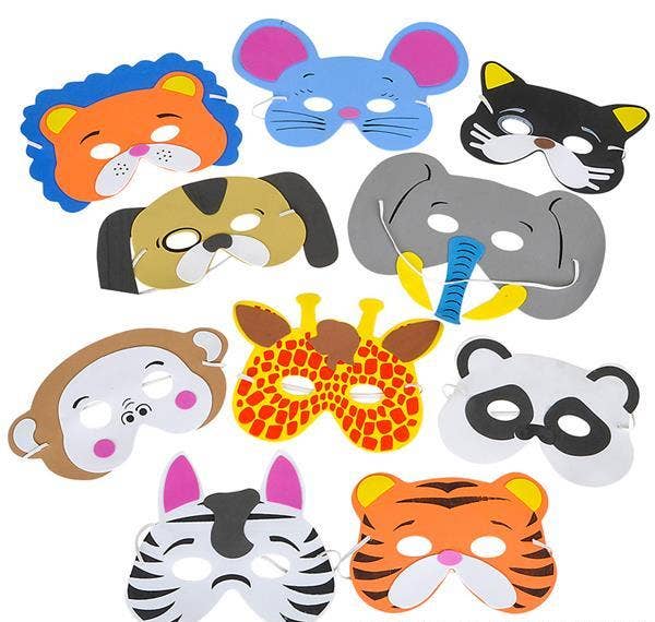 Buy FOAM ANIMAL MASKS in Bulk