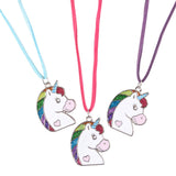 Buy GLITTER UNICORN NECKLACE 16" in Bulk