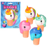 Buy SQUISH UNICORN ICE CREAM 4" in Bulk