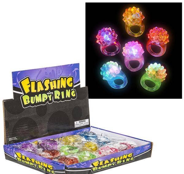 Buy LIGHT-UP BUMPY RING in Bulk