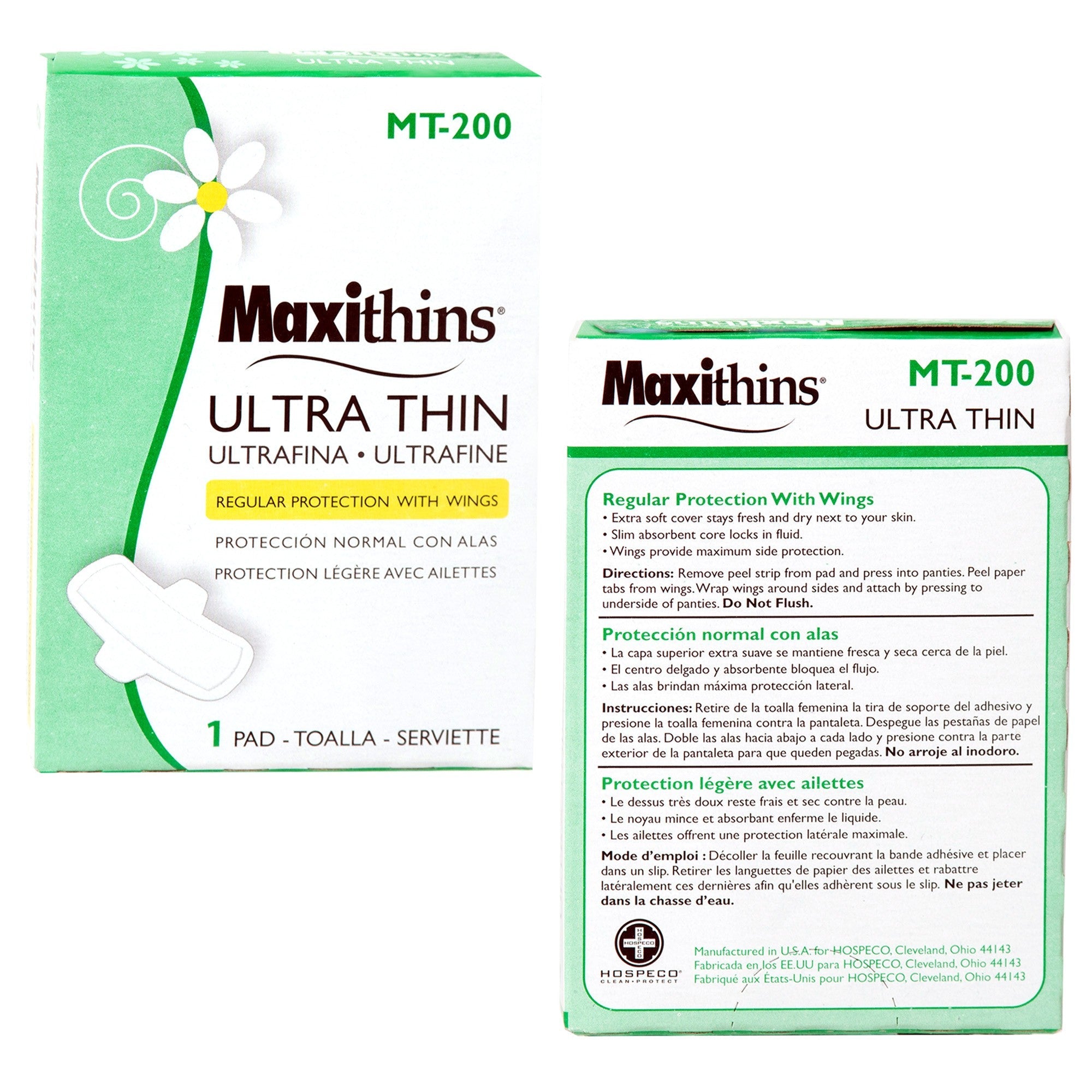 Buy Wholesale Maxithins® Ultra Thin with Wings - Bulk Case of 200 - MT-200