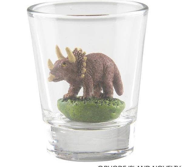 Buy TRICERATOPS DECORATIVE SHOT GLASS in Bulk