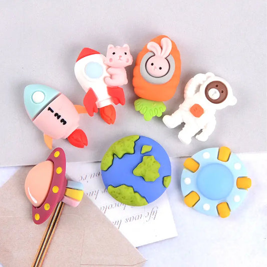 Kawaii Fruit Cartoon Astronauts