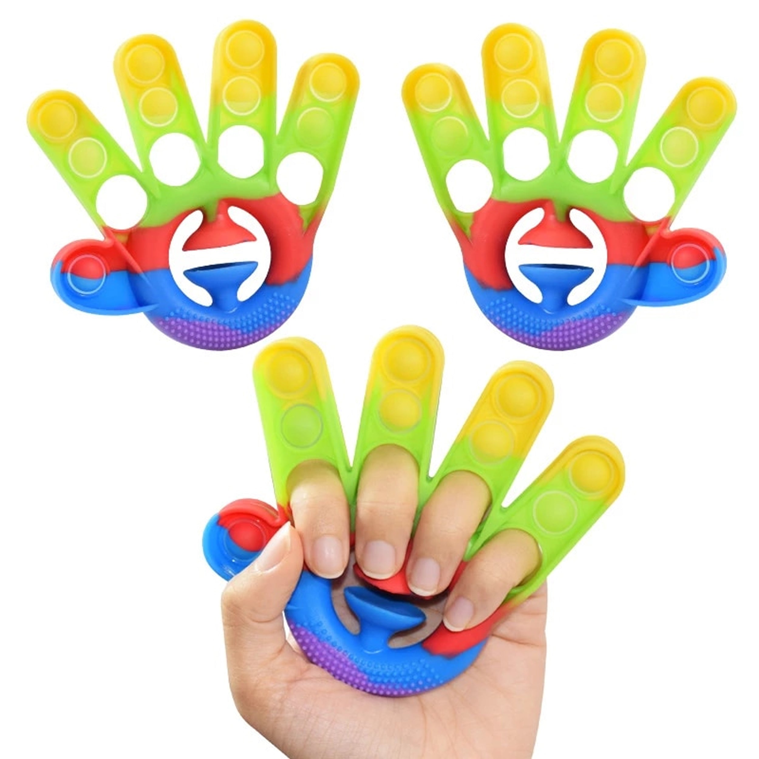 Pop Fidget Toys Stress Relief Finger Hand Gripping Toy