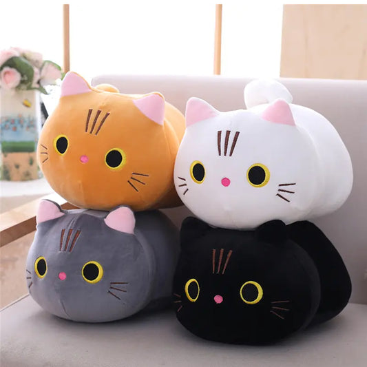 Cartoon Cat Plush Pillow