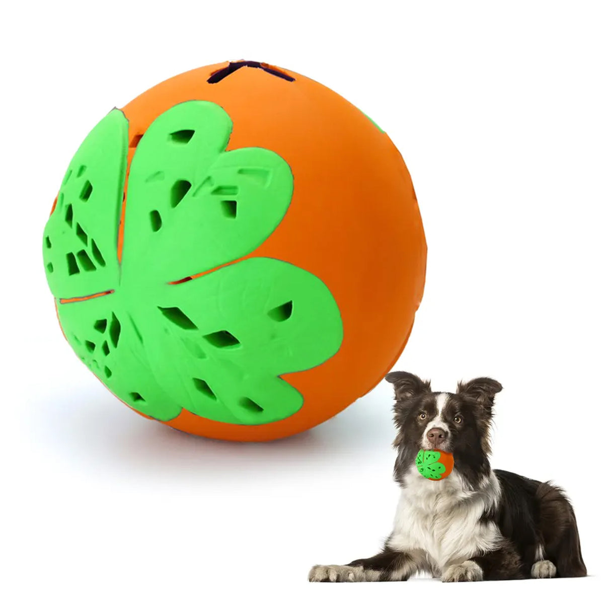 Natural Rubber Flavored Molar Ball for Safe and Fun Pet Play