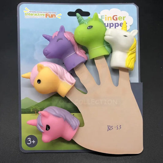 Unicorn Animal Finger Puppets Toy