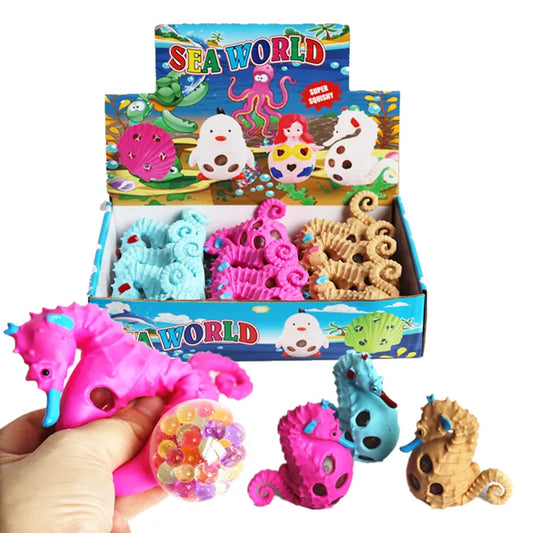 Animal Sea Horse Squishy Ball For Kids - Assorted