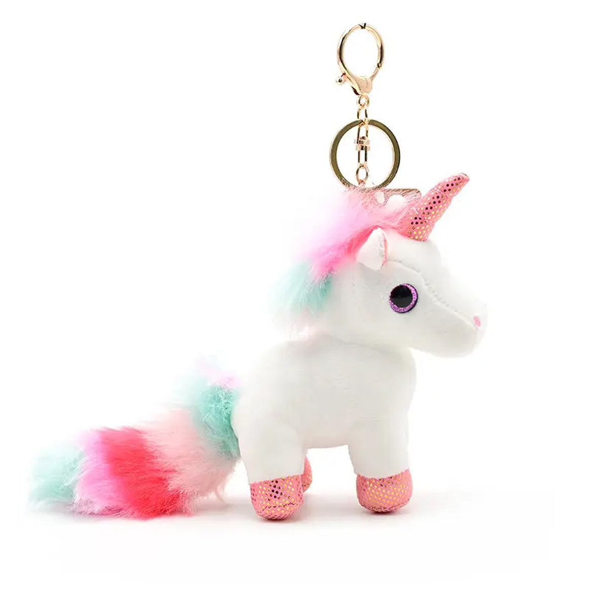 Unicorn Plush Keychain