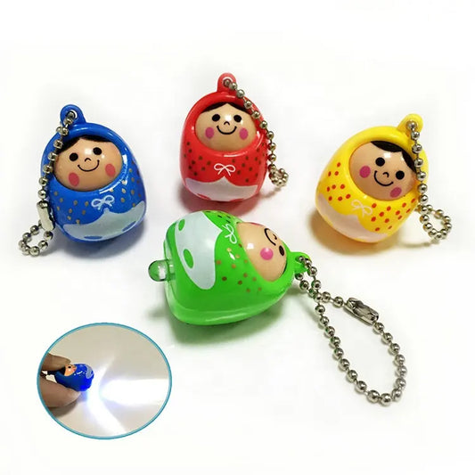 Mini Figure LED Light Key Chain