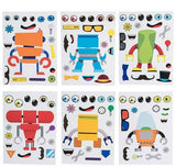 Buy ROBOT CHARACTER STICKER SET in Bulk