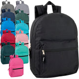 Wholesale 15 Inch Basic Backpack ( 1 Case=24Pcs) 4.27$/PC