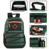 Bulk Double Zippered Bungee Backpack With Laptop Section