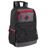 Bulk Double Zippered Bungee Backpack With Laptop Section