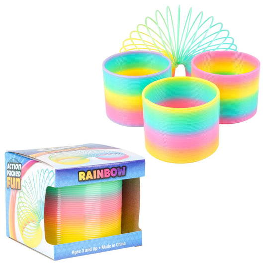 Neon Rainbow Spring For Kids In Bulk