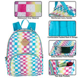 Printed Vinyl Backpack For Girls Bulk