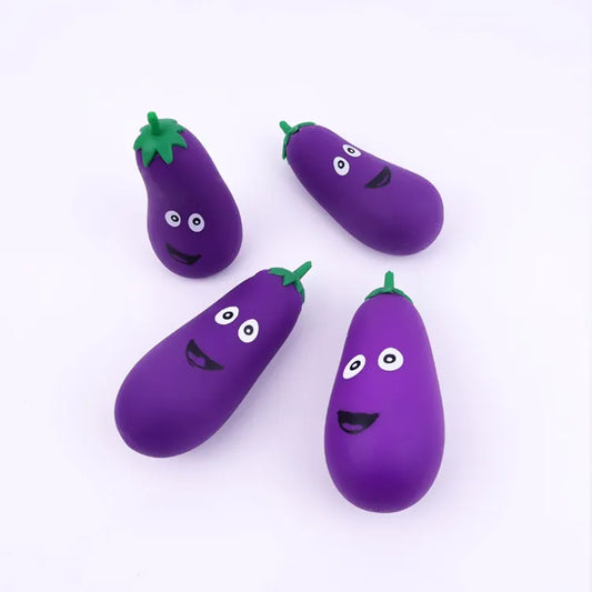 Stretchy & Filler Eggplant Squeeze Toy