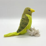 Chirpy Fun for Your Furry Friend: Stuffed Bird-Shaped Squeaky Pet Toy