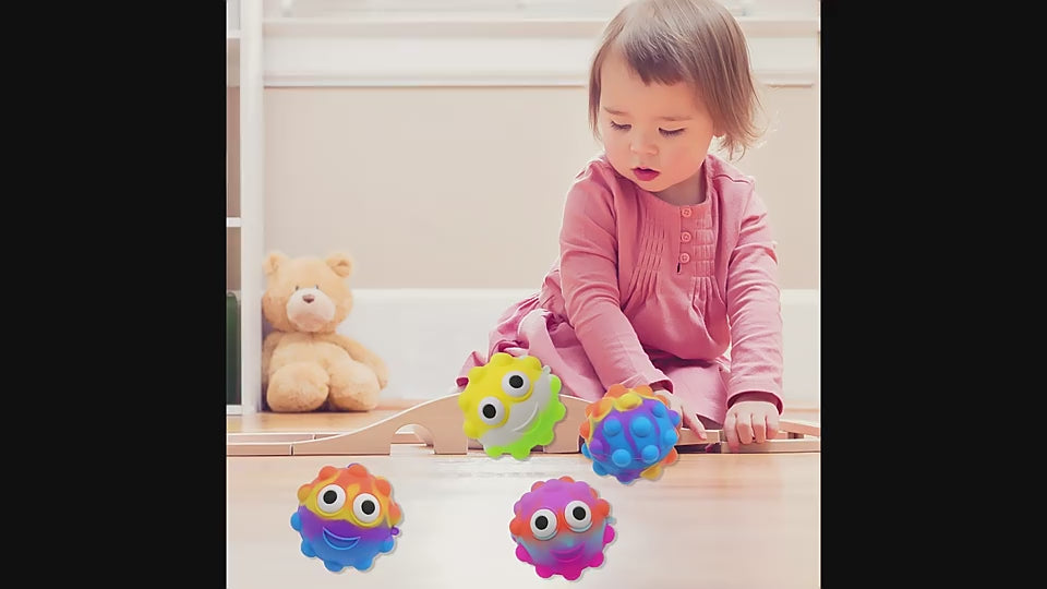 Smiling Pop Ball Fidget Toy