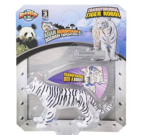 Buy WHITE TIGER ROBOT ACTION FIGURE in Bulk