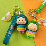 Cartoon Figure Charm Keychain