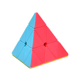 Triangle and Mirror Puzzle Cubes Combo