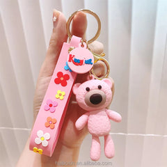 3D Bear Keychain With Flap