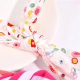 Printed Rabbit Ears Bow Headband