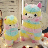 Rainbow Alpaca Plush Toy