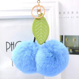 Pom Pom Furball Keychain