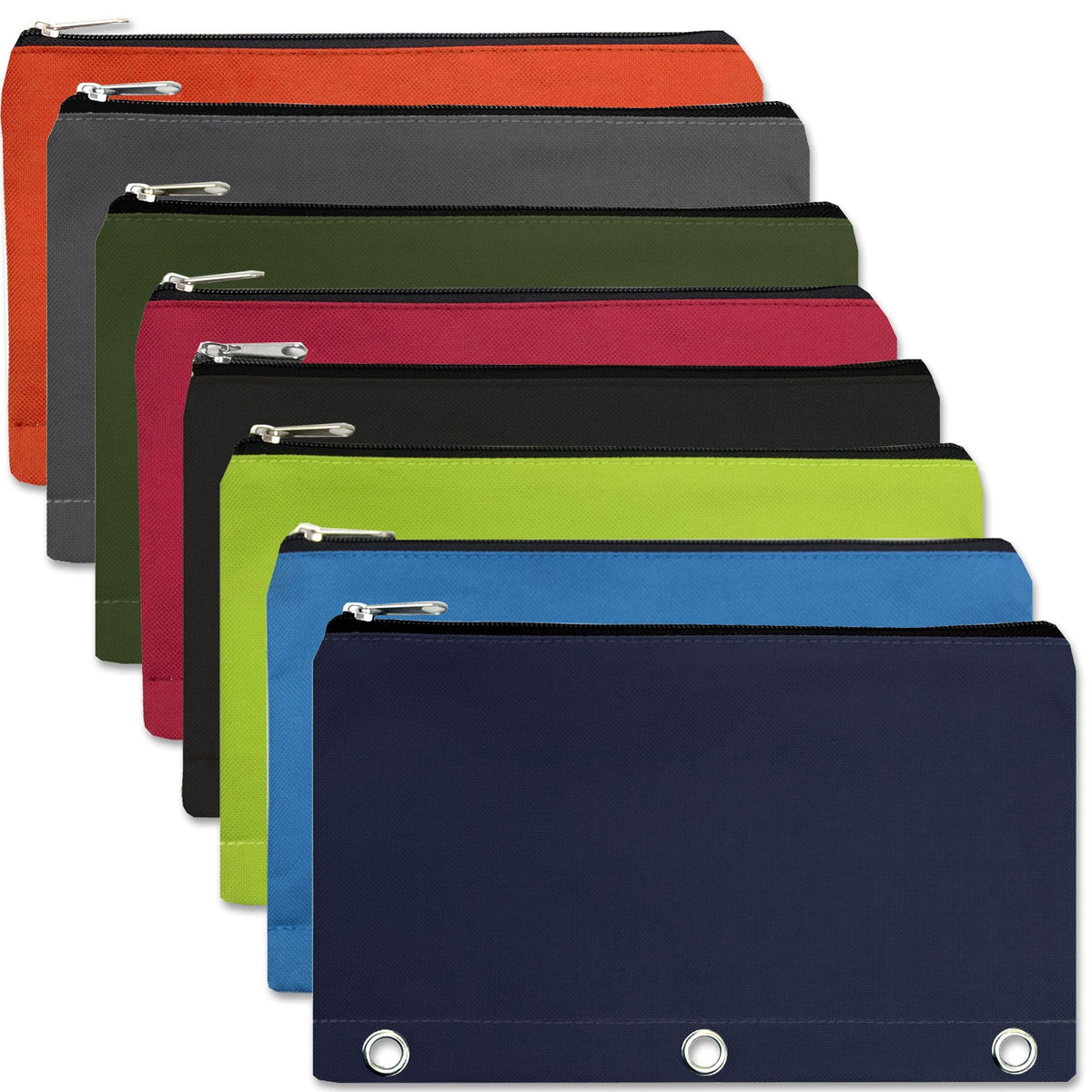 3-Ring Binder Pencil Pouch in Bulk