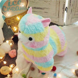 Rainbow Alpaca Plush Toy