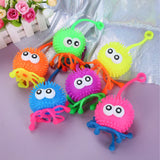 Colorful Sticky Ball Octopus Puffer Ball Led Funny Stress Relief Fidget Toy