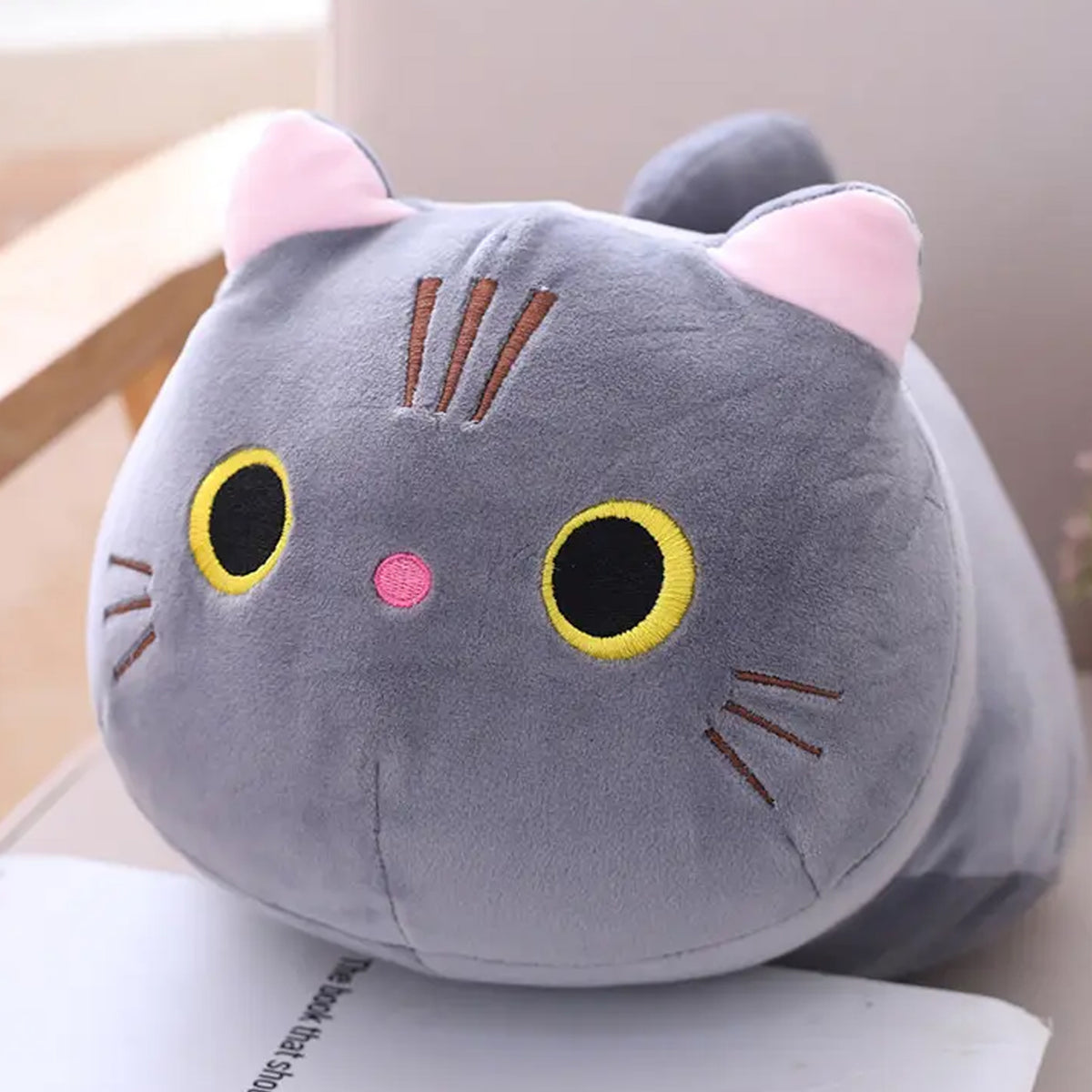 Cartoon Cat Plush Pillow