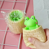 Squeeze Frog Cup Toys for Kids