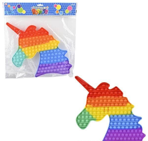 Buy UNICORN MEGA BUBBLE POPPERS 15" in Bulk