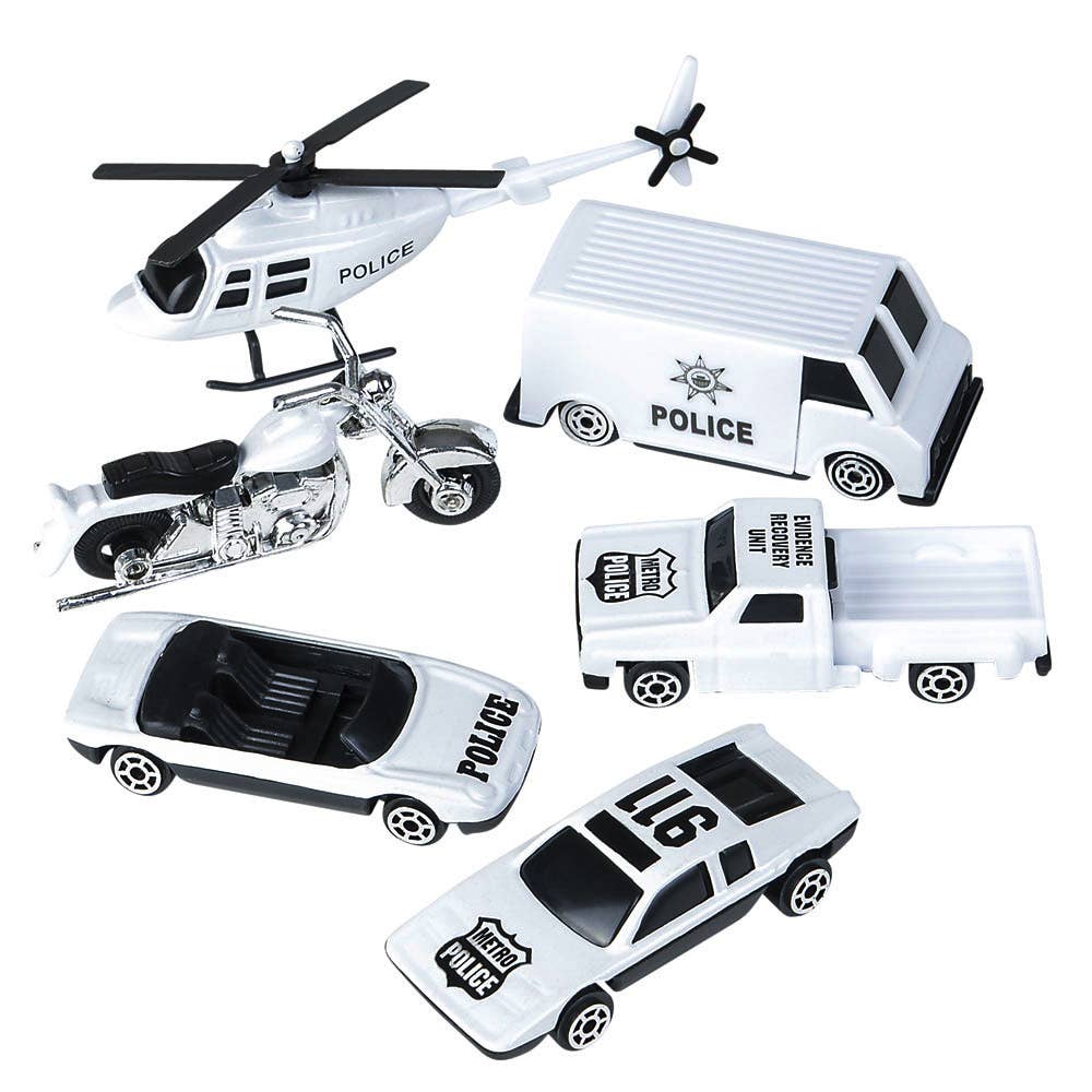 Buy DIE-CAST HIGHWAY PATROL 6PC SET 1:64 SCALE in Bulk