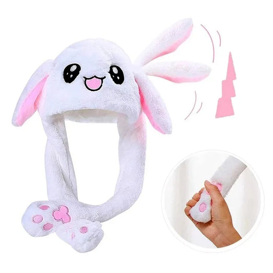 Moving Ears Plush Cute Animal Cap