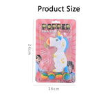 Unicorn Squeeze Popper With 5 Balls Toy