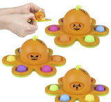 Buy HALLOWEEN JACK O LANTERN BUBBLE POPPER SPINNER in Bulk