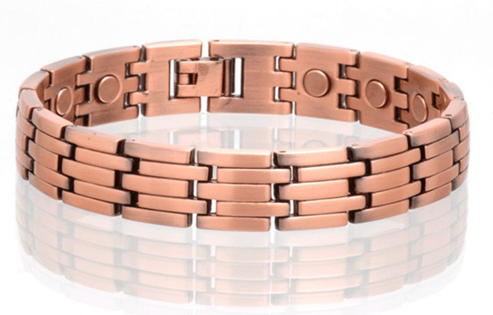 Buy SOLID COPPER MAGNETIC LINK BRACELET style #LK Bulk Price