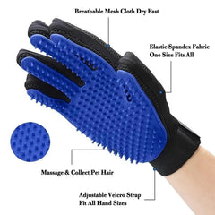 Soft Silicone Pet Dog Grooming Glove Brush for Gentle and Effective Grooming