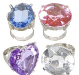 Buy GIANT FAUX DIAMOND RING 1" in Bulk