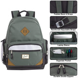 19 Inch Trailmaker Duo Compartment Backpack w Laptop Sleeve - 3 Colors ( 1 Case= 24Pcs) 1.19$/pc