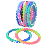 Buy TIE DYE BEAD BRACELET 8.5" in Bulk