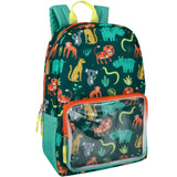 17" Jungle Backpack with 9-Piece School Supply Kit ( 1 Case=24Pcs) 7.7$/PC